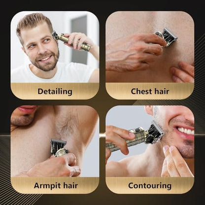 Full contents of the Solati hair cutting grooming kit package for men