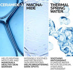 Oil-free face cream with ceramide and niacinamide for shine control