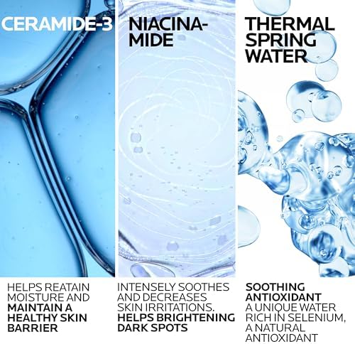 Oil-free face cream with ceramide and niacinamide for shine control