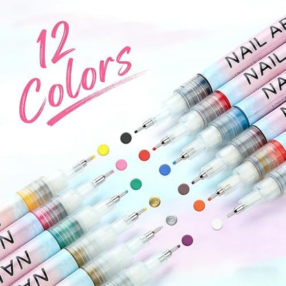 Muzamox nail art pen kit packaging for girls