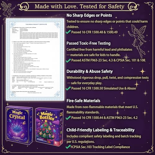 AMIZEY fairy theme toy set unboxed demonstrating safe STEM learning components for girls.