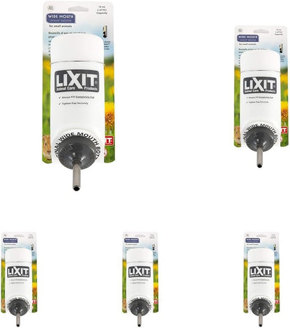 Lixit Pet Wide Mouth Water Bottle (16 oz), translucent, 8802 - Image 7