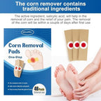 MQUPIN callus remover patches spread out on a white surface.