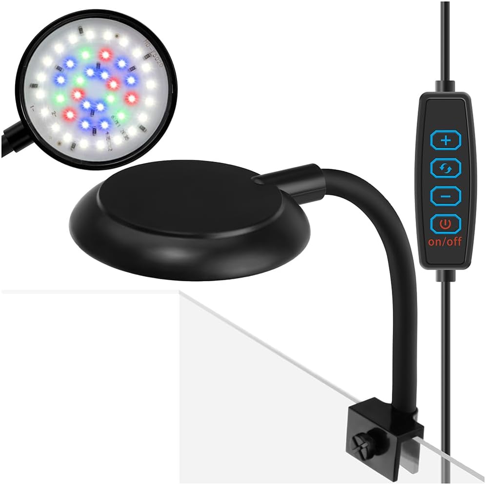 DaToo Mini Clip On Aquarium Light front view
