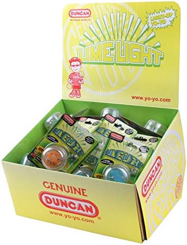 Side profile of Duncan Limelight beginner yo-yo