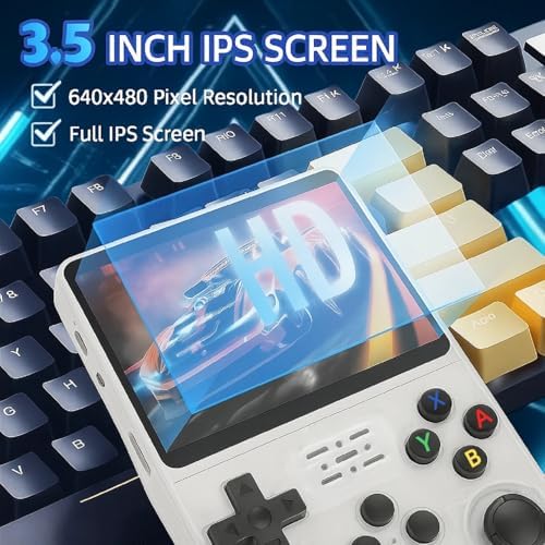 Janter R36S handheld console side profile with ports