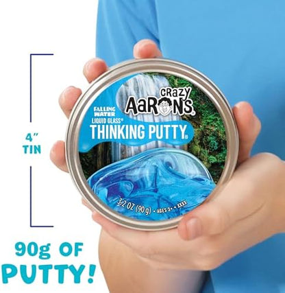 Cloudy and clear state comparison of the reversible clarity silicone thinking putty.
