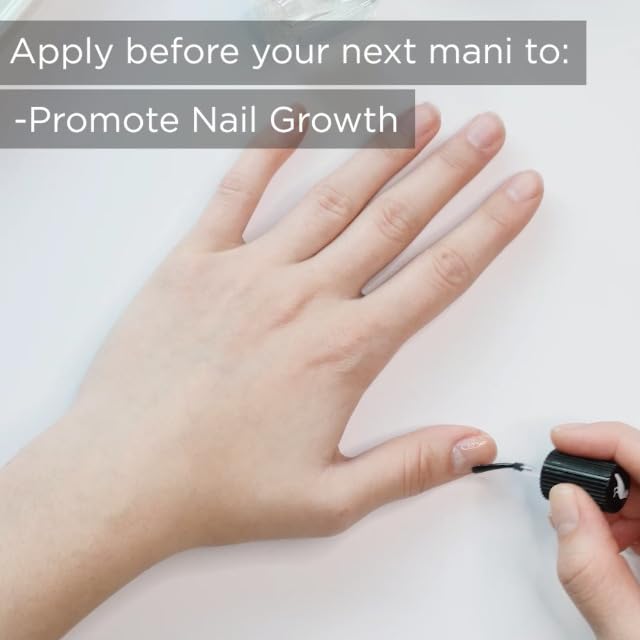Nutrient rich base coat for natural nail maintenance and long lasting polish adhesion