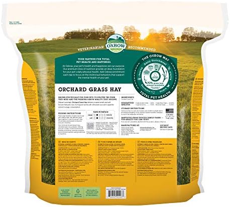 Oxbow all natural orchard grass hay 40 ounce two pack