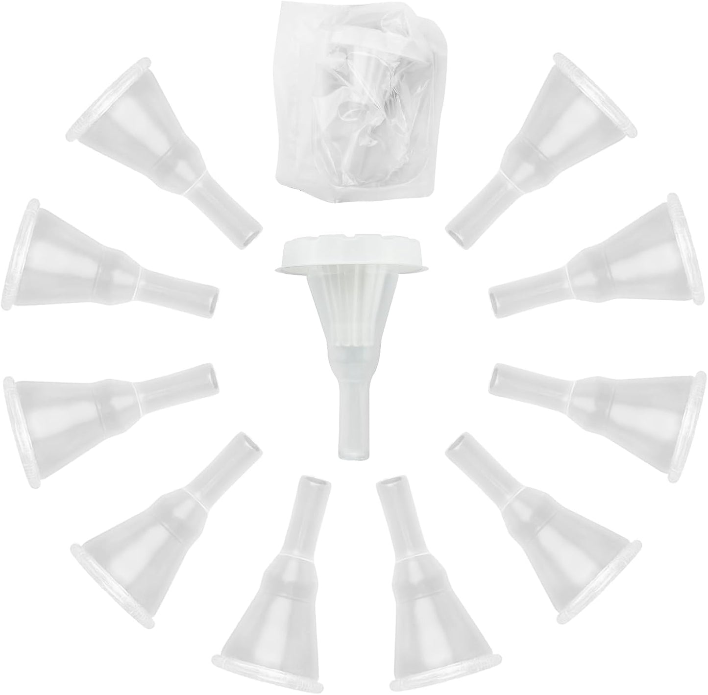 Yiisin 10 Pack Silicone Condom Catheters front view