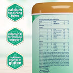 Enfamil Reguline powder scoop and inside tub texture close up