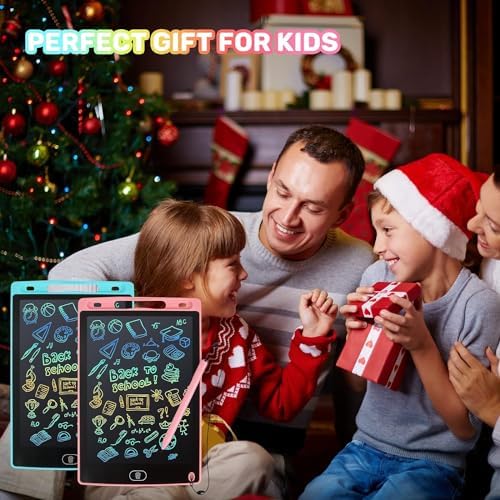 Educational writing tablet set with stylus for boys and girls