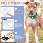 Innvello subscription free cat and dog tracker packaging contents with silicone holder