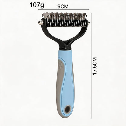 Comparison of deshedding and dematting sides on Ycppog brush