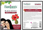 Banjara's Black Henna Hibiscus and Henna hair care packaging