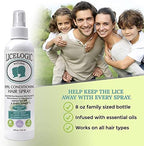 Non-toxic lice spray for kids with natural LiceZyme enzymes