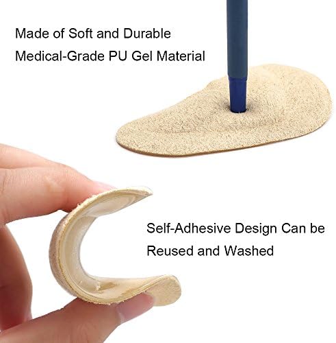 Ergonomic foot arch pads for men and women heel stability