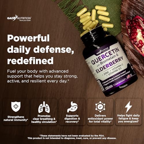 Side view of Gade Nutrition dietary supplement showing key ingredients list and dosage.