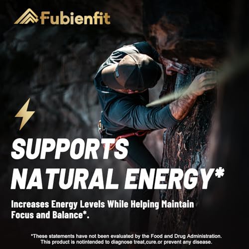 Fubienfit ashwagandha and ginseng adaptogen dietary supplement for cortisol balance and stress relief