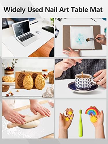 Top view of Lionvison foldable manicure table pad