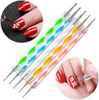 Specialized Liner Fan and Pattern Brushes Displayed for Nail Art Detailing