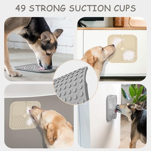 Pet Licking Mat With Spreadable Treat