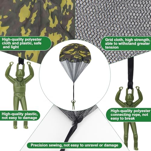 Close up view of the tangle free mesh material and durable stitching on the flying toy