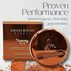Open compact of Danessa Myricks Yummy Skin showing Shade 1 fair neutral