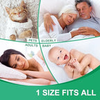 Waterproof backing of the Kelisiting incontinence bed pad