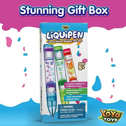 Person using YoYa Toys Liquipen for writing and sensory focus
