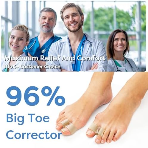 Comfortable soft silicone toe spacer for night wear
