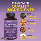 Authentic USA imported Viva Naturals elderberry capsules