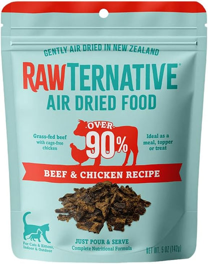 Grandma Mae's Country Naturals RawTernative Air-Dried Cat Food, Beef & Salmon Recipe, 90% Real Beef & Salmon, Complete & Balanced Meal for Cats & Kittens, Gently AirDried in New Zealand, 14 oz - Image 10