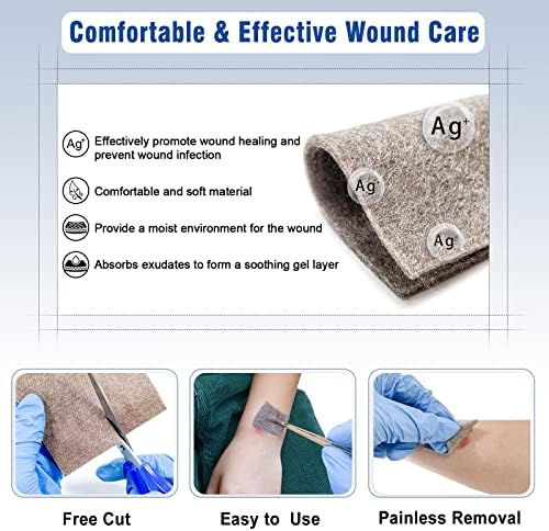 Optiteknik medical gauze pads transforming into soft cohesive gel for moisture control