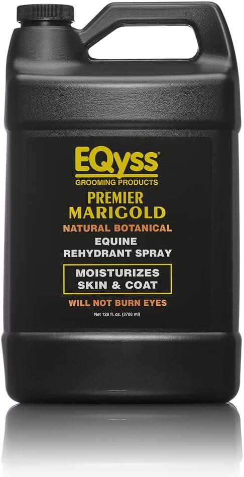 Eqyss Premier Marigold Equine Coat Conditioning Spray front view bottle