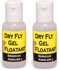Serious Angler Dry Fly Gel Floatant twin pack front view premium fly fishing accessory