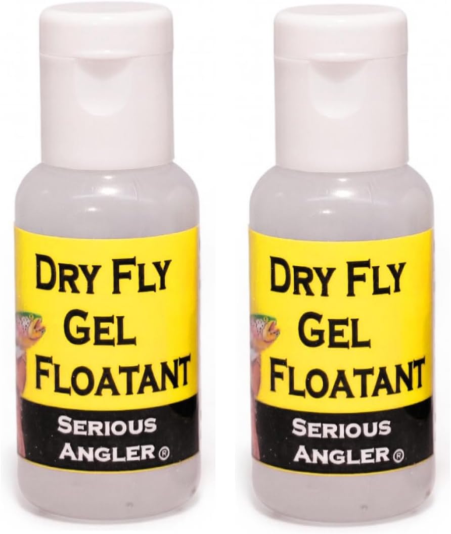Serious Angler Dry Fly Gel Floatant twin pack front view premium fly fishing accessory