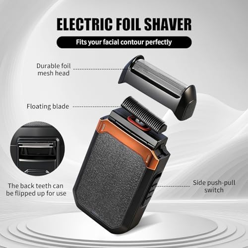 WMZR electric foil shaver accessory for close-cut personal grooming and shaving.