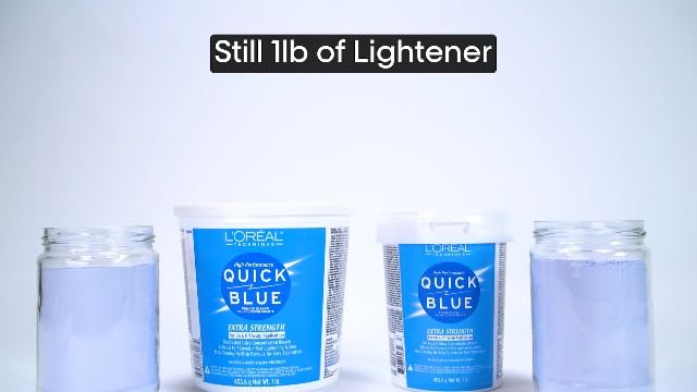 L'Oreal Technique Quick Blue concentrated non-drip hair bleach packaging details