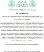 AAA Ormus Gold capsules texture and color view