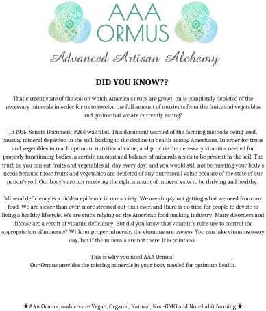 AAA Ormus Gold capsules texture and color view