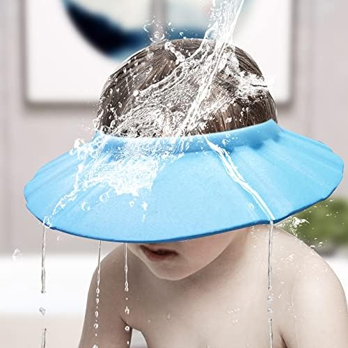 Side profile of baby shower cap head protection