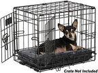 MidWest Homes for Pets QuietTime XXS Dog Bed - Gray Faux Fur Bolster, Ultra-Soft and Machine Washable, Fits 18-Inch Crates and Carriers, for Small Dogs and Cats - Image 4