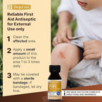 De La Cruz topical iodine antiseptic liquid size comparison
