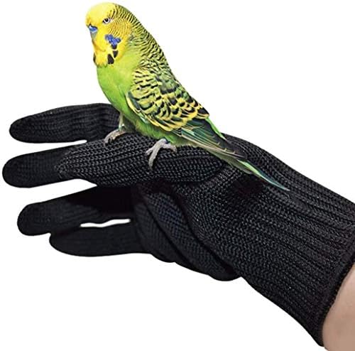 Alfyng small animal handling gloves highlighting the breathable five finger structure.