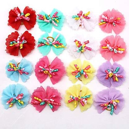 Sufermoe pet hair bows inside storage bag