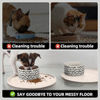 Comtim flexible silicone pet placemat folding