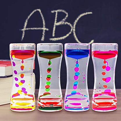 Multicolor liquid motion bubbler for stress relief