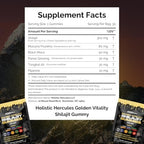 Authentic USA-sourced health supplement bottle back label