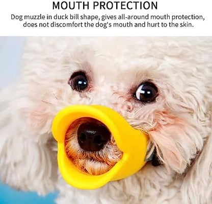 Close up of soft TPR silicone material on duck muzzle
